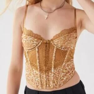 OUT FROM UNDER Urban Outfitters Modern Love Supernova Corset Size M